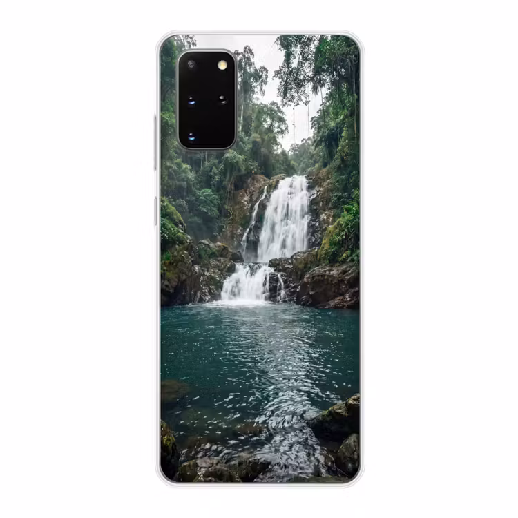 Telefoonhoesje - Waterfall - Forest - Nature - Greenkhgyguyg — 1