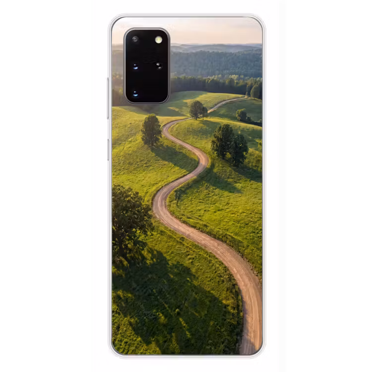 Telefoonhoesje - Weg - Weide - Natuur - Groen — 4