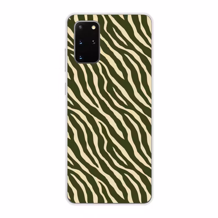 Telefoonhoesje - Zebra - Patroon - Groen — 1