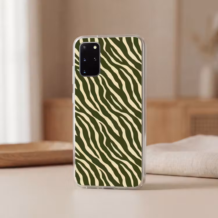 Telefoonhoesje - Zebra - Patroon - Groen — 3