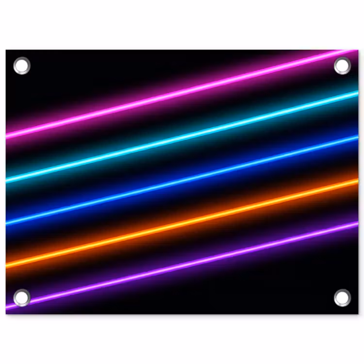 Tuinposter - Esthetiek - Retro - Neon — 1
