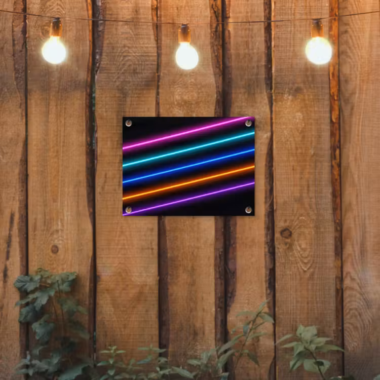 Tuinposter - Esthetiek - Retro - Neon — 2