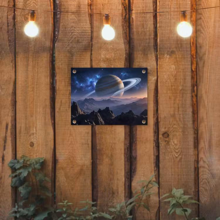 Tuinposter - Fantasy - Kosmos - Landschap — 2