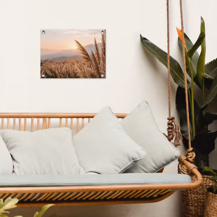 Tuinposter - Gras - Veld - Zon - Natuur — 5