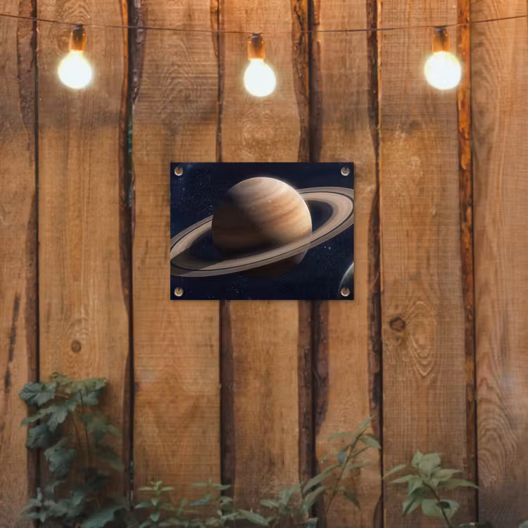 Tuinposter - Planeten - Saturnus - Ruimte — 2