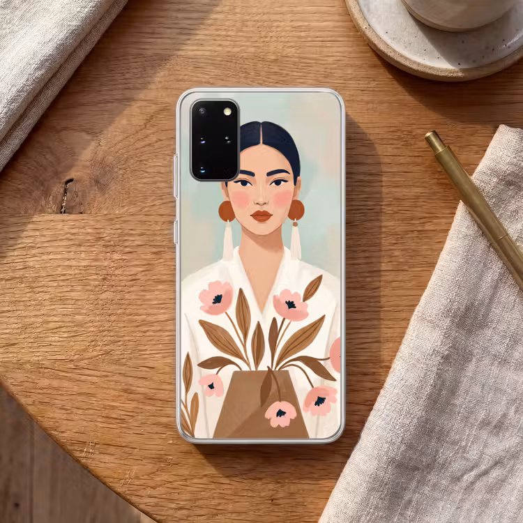 Telefoonhoesje - Vrouw - Kimono - Pastel — 2