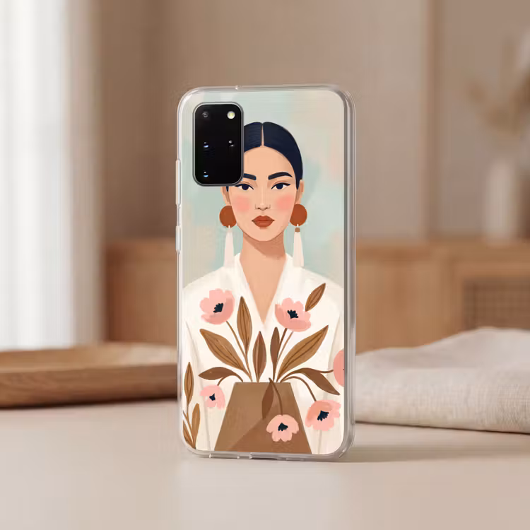 Telefoonhoesje - Vrouw - Kimono - Pastel — 3