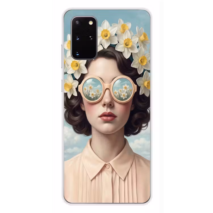Telefoonhoesje - Vrouw - Narcissen - Geel — 4