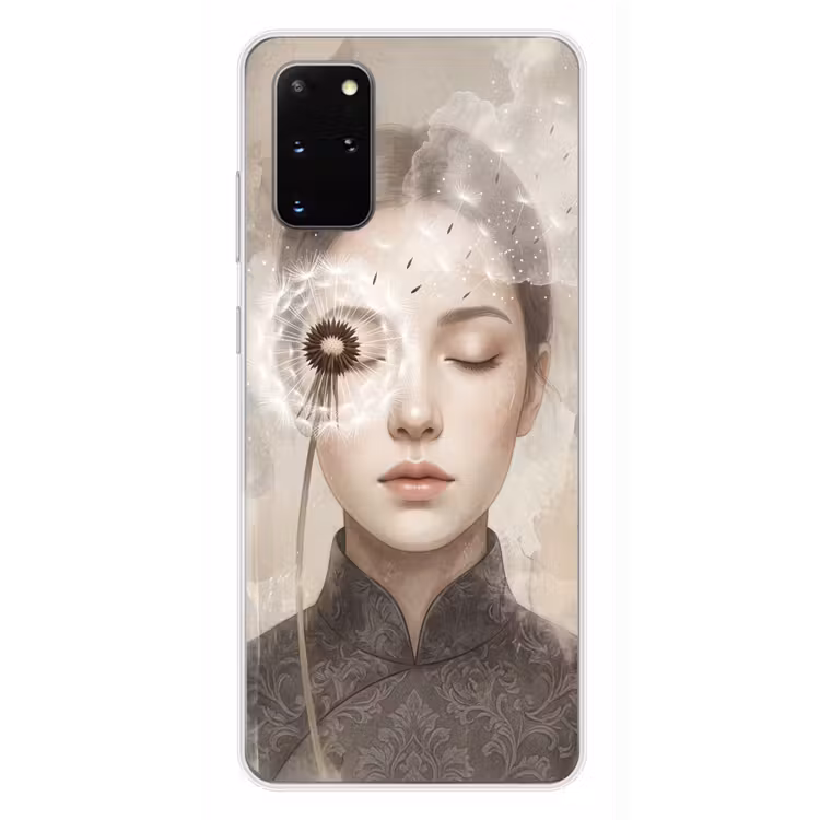Telefoonhoesje - Vrouw - Sereen - Grijs — 4