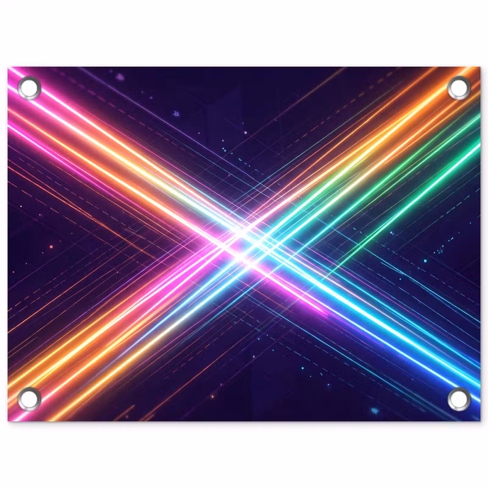 Tuinposter - Kruisen - Lasterstralen - Neon — 1