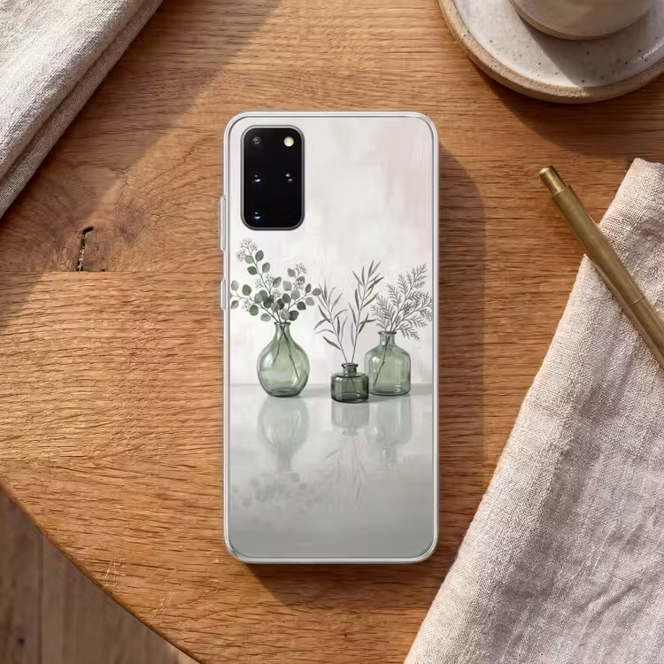 Telefoonhoesje - Vazen - Bladeren - Groen — 2