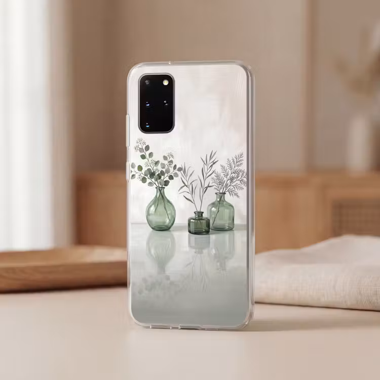 Telefoonhoesje - Vazen - Bladeren - Groen — 3