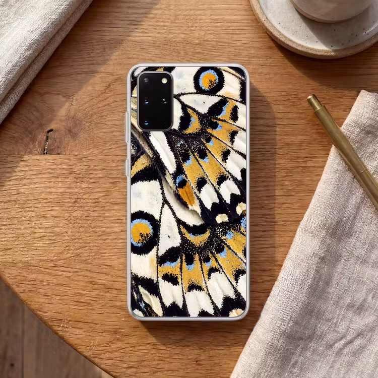 Telefoonhoesje - Vlinder - Vleugel - Geel — 2