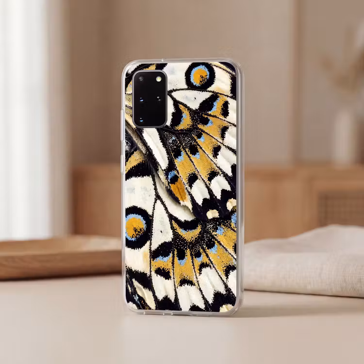 Telefoonhoesje - Vlinder - Vleugel - Geel — 3