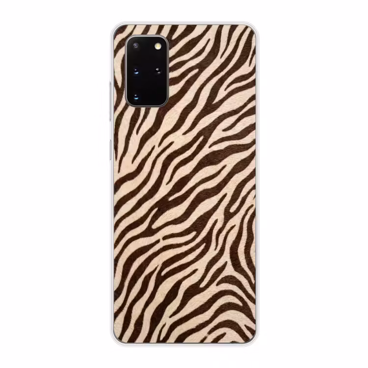 Telefoonhoesje - Zebra - Strepen - Bruin — 1