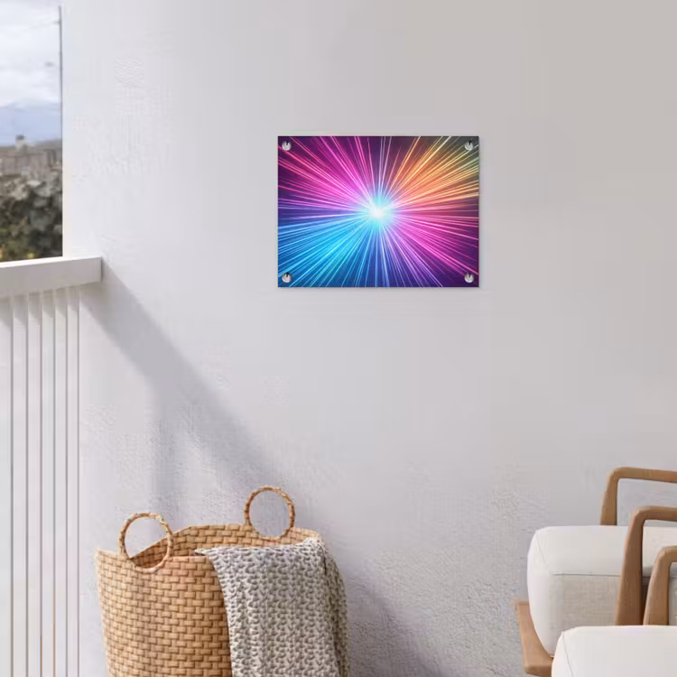 Tuinposter - Abstract - Light - Burst - Modern - Colorful — 3