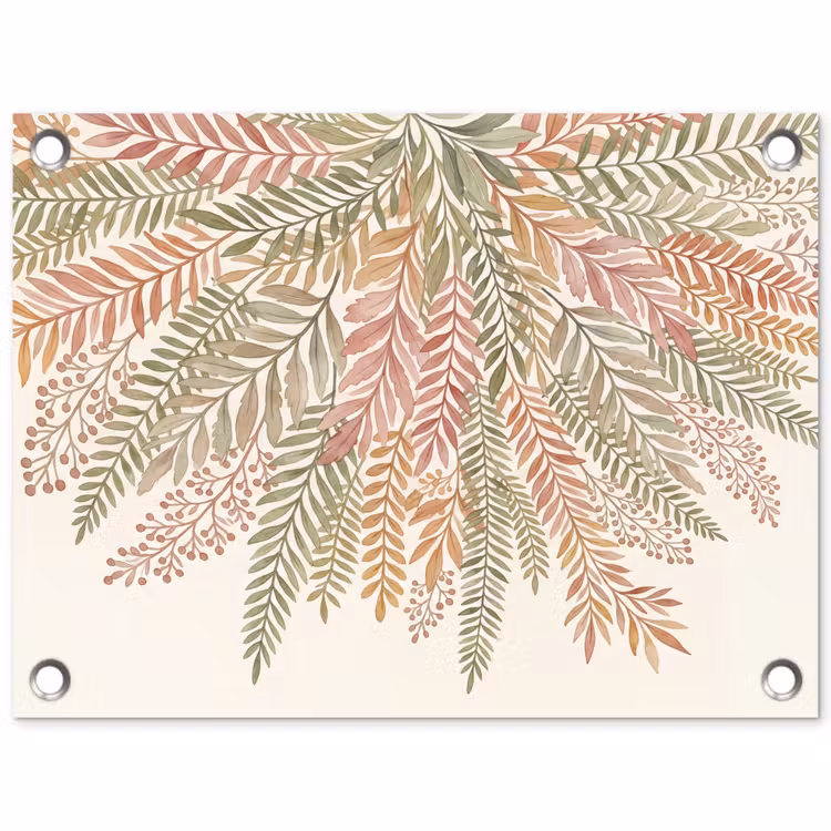Tuinposter - Botanisch - Aquarel - Kleurrijk — 1