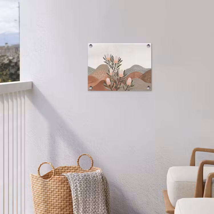 Tuinposter - Modern - Heuvels - Terracotta — 3
