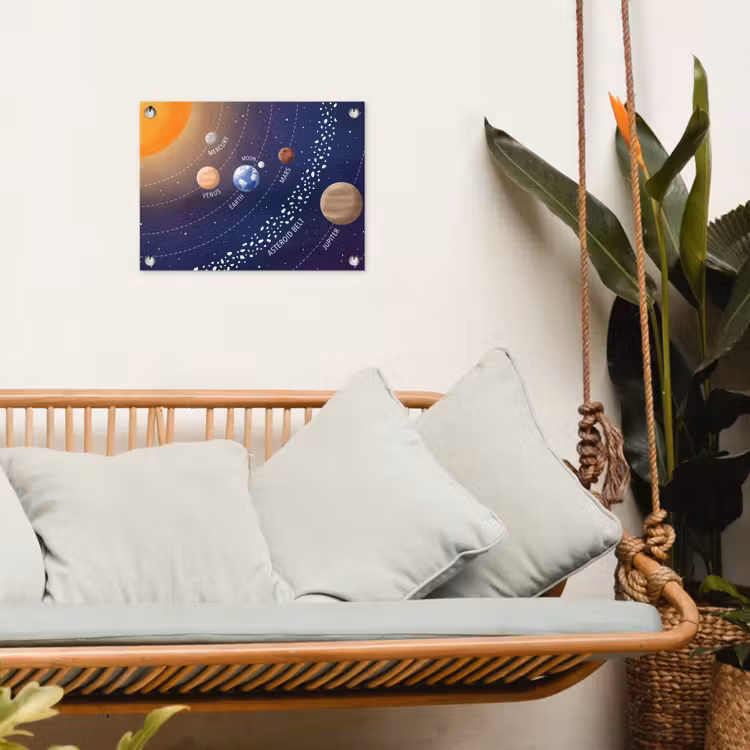 Tuinposter - Planetenstelsel - Ruimte - Illustratie — 5