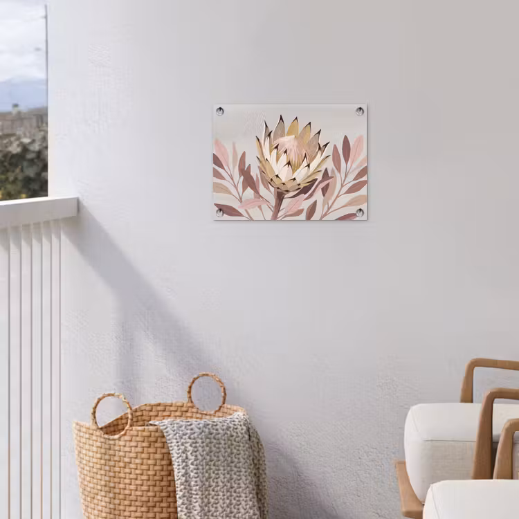 Tuinposter - Protea - Bloem - Botanisch - Beige — 3