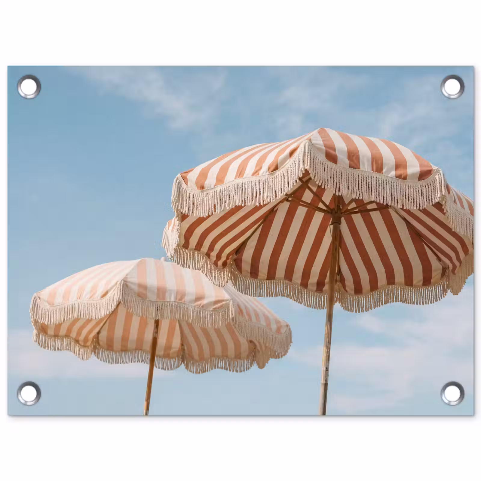 Tuinposter - Parasol - Lucht - Rood — 1