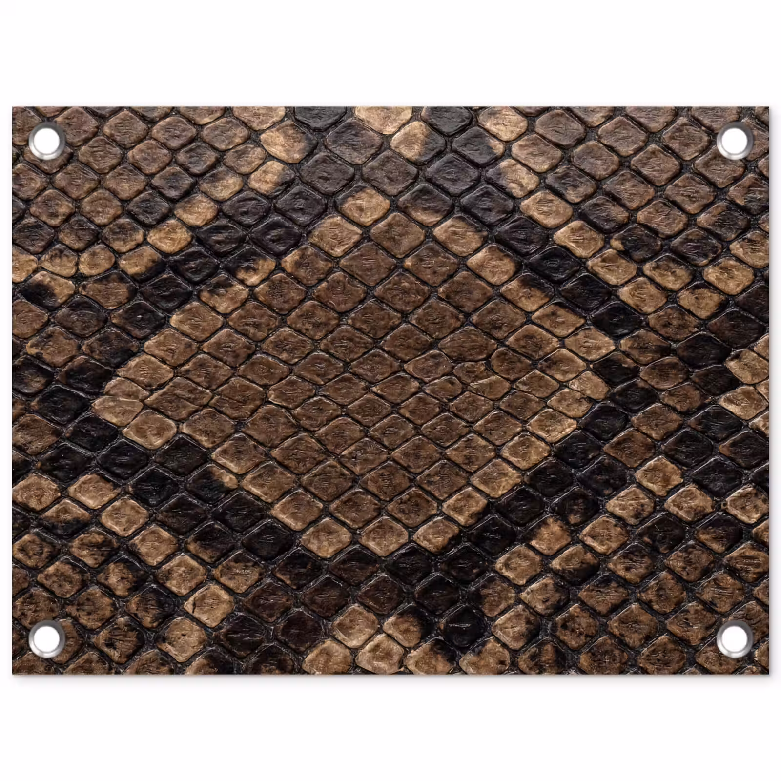 Tuinposter - Python - Schubben - Brons — 1