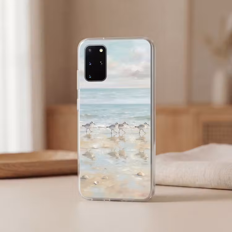 Telefoonhoesje - Vogels - Strand - Zee — 3