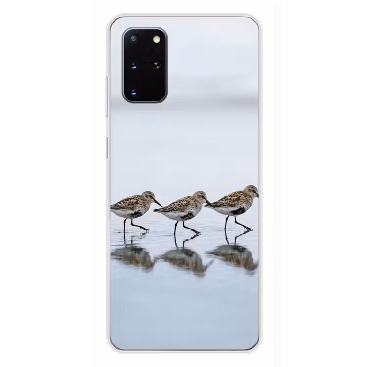 Telefoonhoesje - Vogels - Water - Grijs — 4
