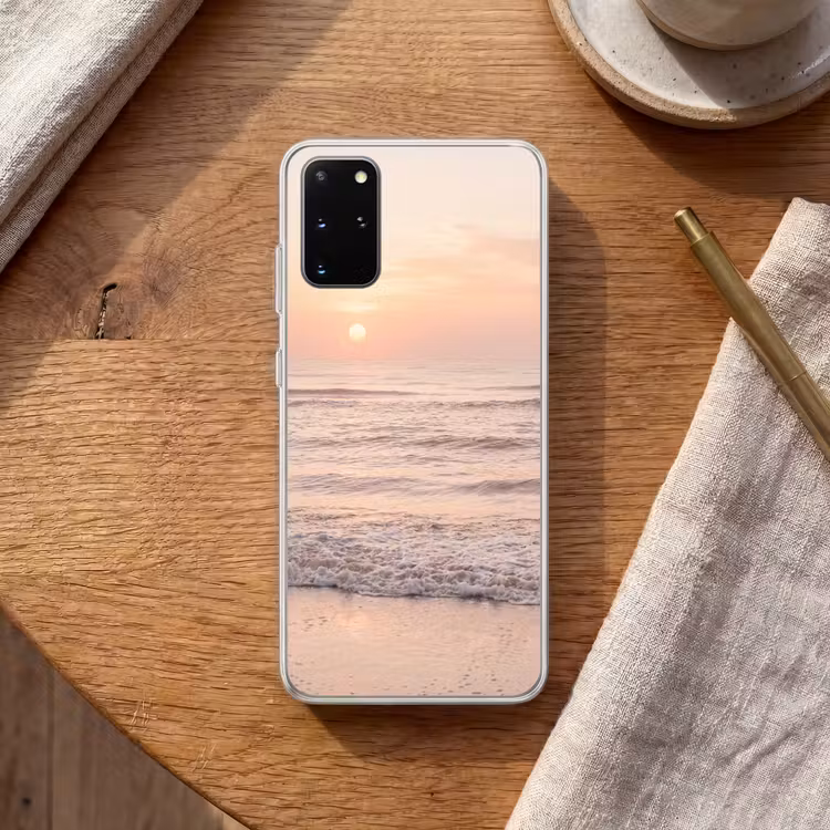 Telefoonhoesje - Zon - Strand - Roze — 2