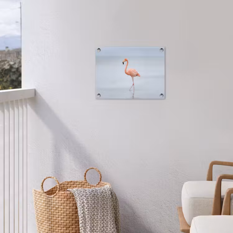 Tuinposter - Flamingo - Zee - Roze — 3