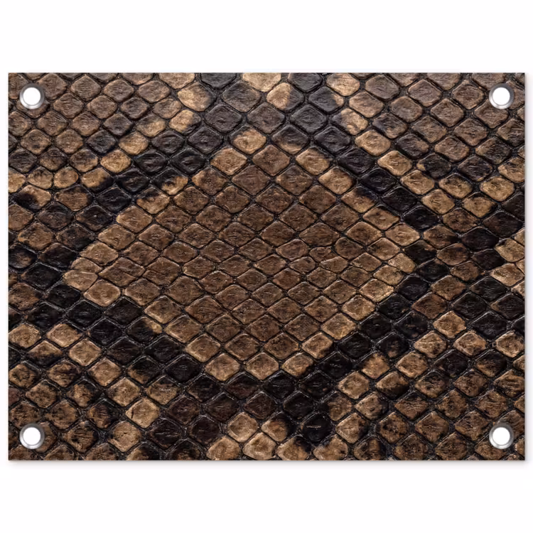 Tuinposter - Python - Schubben - Brons — 1