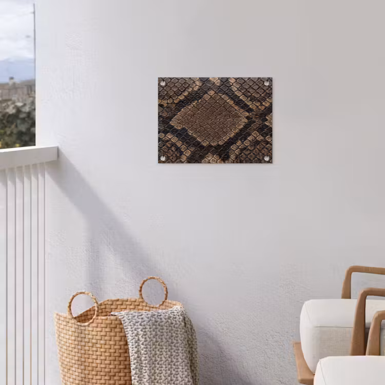 Tuinposter - Python - Schubben - Brons — 3