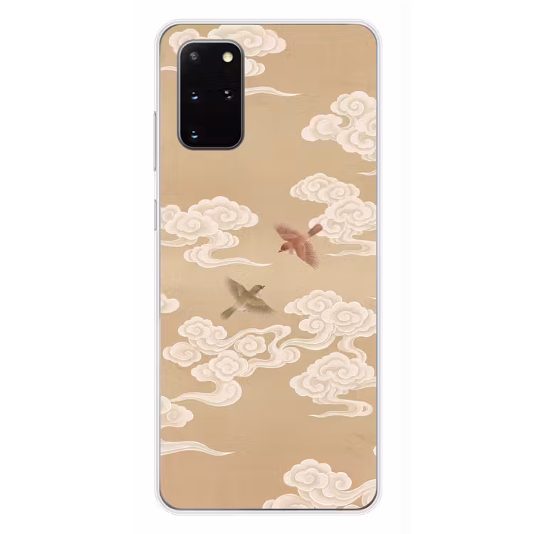 Telefoonhoesje - Vogels - Vliegen - Beige — 4