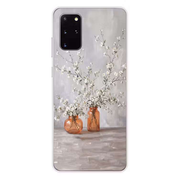 Telefoonhoesje - Vazen - Bloemen - Oranje — 4