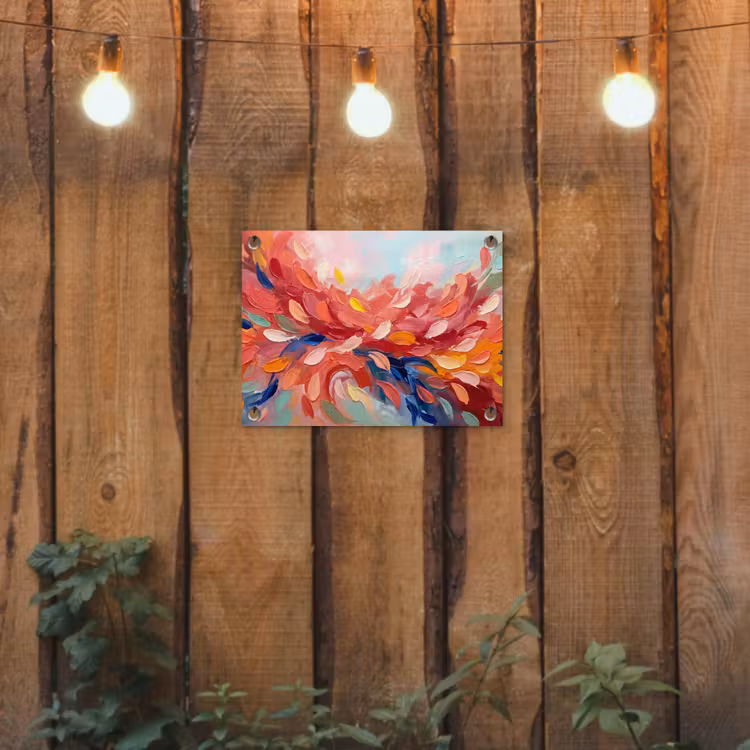 Tuinposter - Bloemen - Abstract - Kunst - Modern — 2