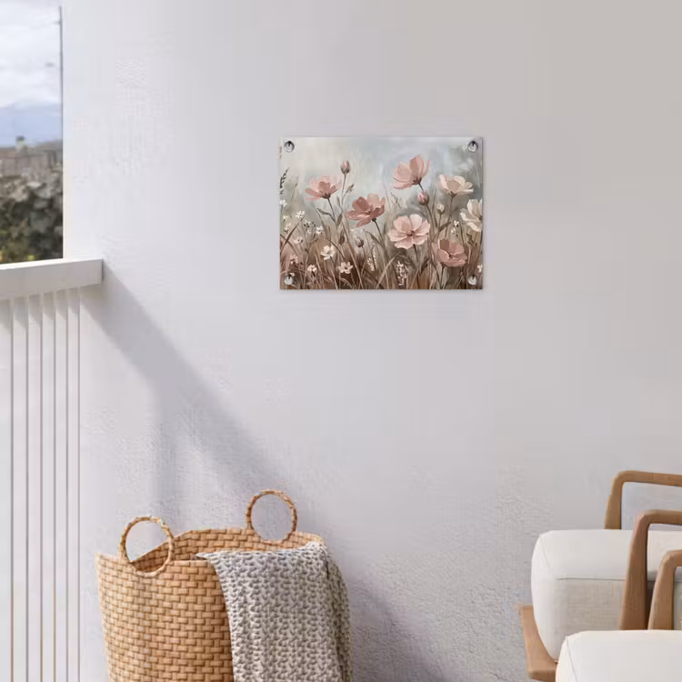 Tuinposter - Bloemen - Botanisch - Schilderij - Pastel - Rustiek — 3
