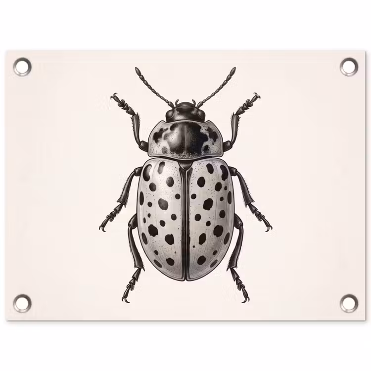 Tuinposter - Kever - Insect - Vintage — 1