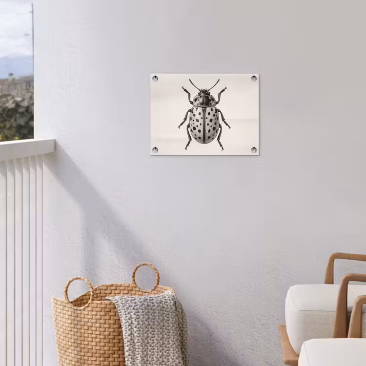 Tuinposter - Kever - Insect - Vintage — 3