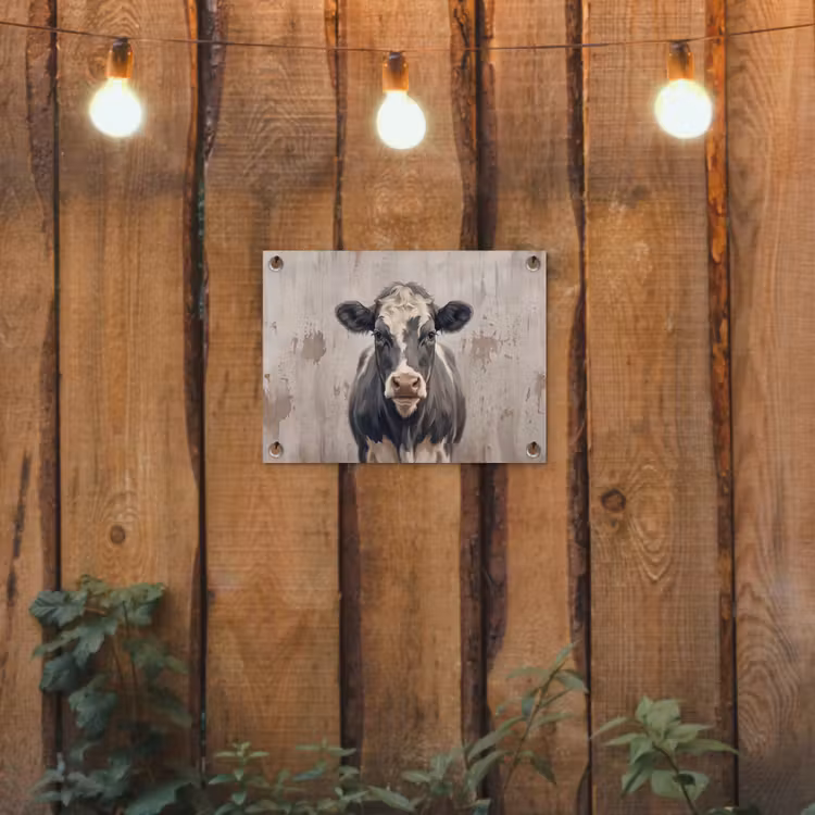 Tuinposter - Koe - Portret - Dieren - Modern — 2