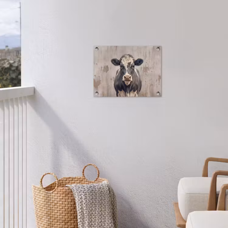 Tuinposter - Koe - Portret - Dieren - Modern — 3