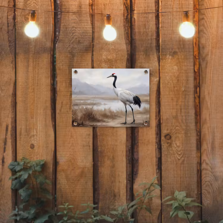 Tuinposter - Kraanvogel - Natuur - Realistisch — 2