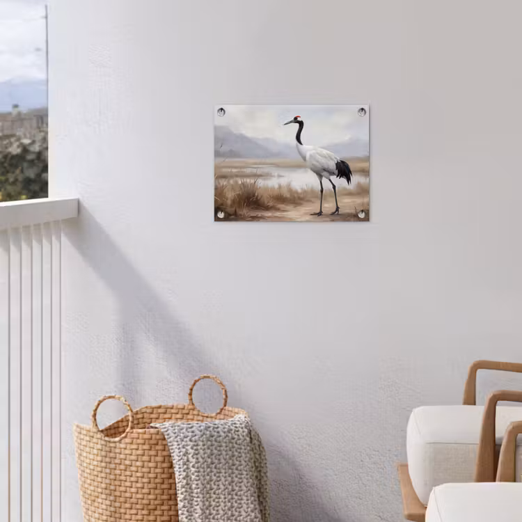 Tuinposter - Kraanvogel - Natuur - Realistisch — 3