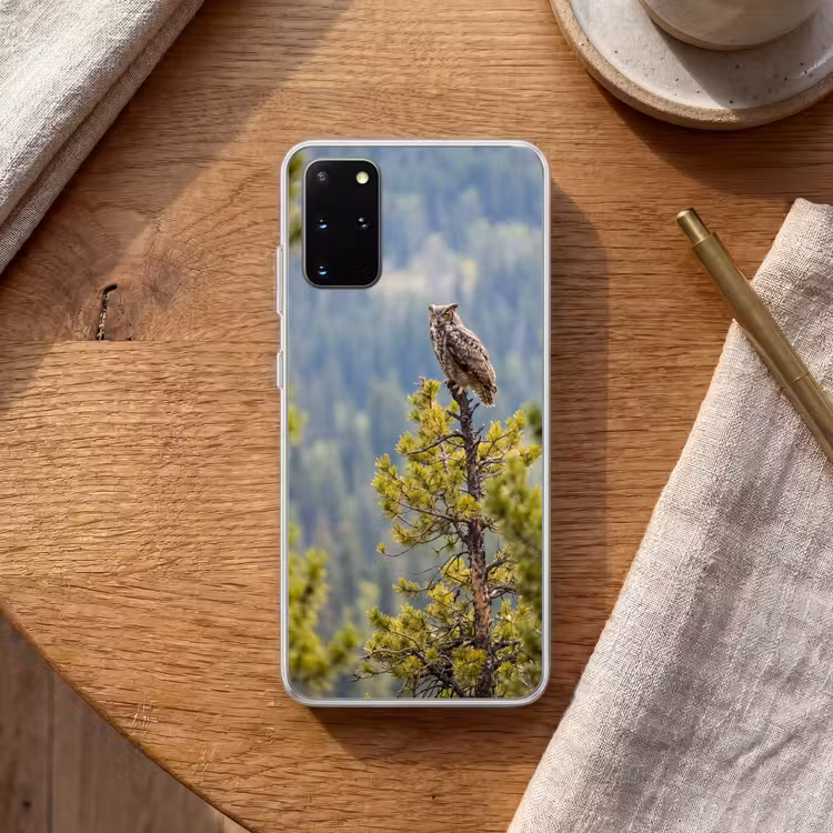 Telefoonhoesje - Uil - Oehoe - Bomen - Natuur — 2