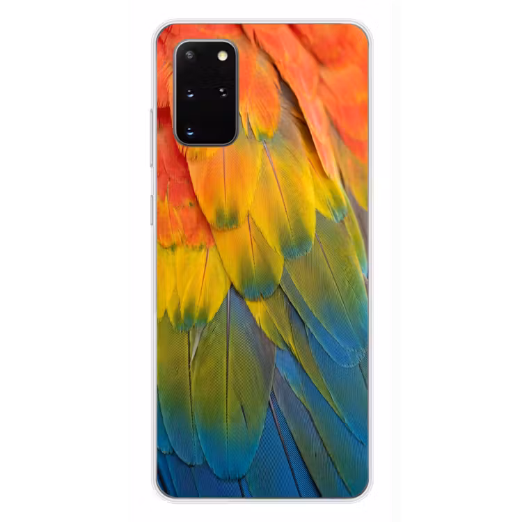 Telefoonhoesje - Veren - Ara - Kleurrijk — 4