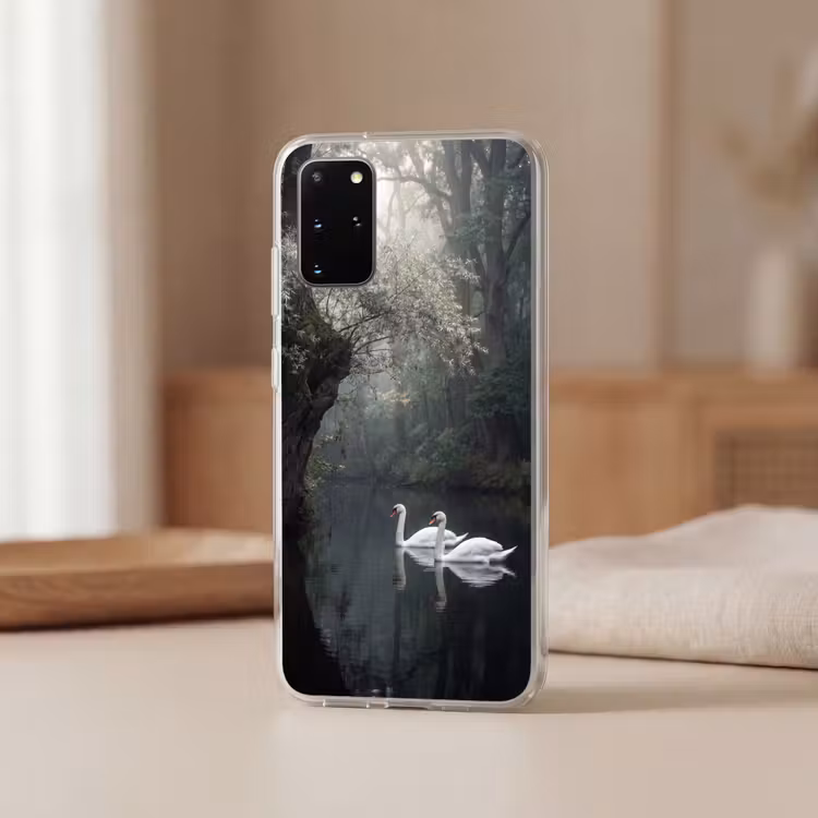 Telefoonhoesje - Zwanen - Rivier - Bos — 3