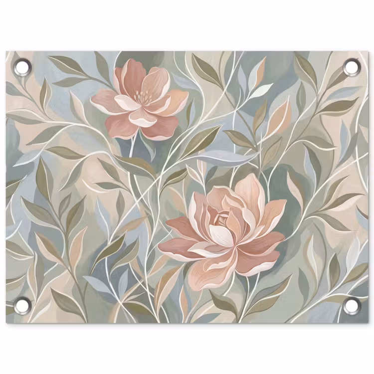 Tuinposter - Elegant - Romantiek - Roze — 1