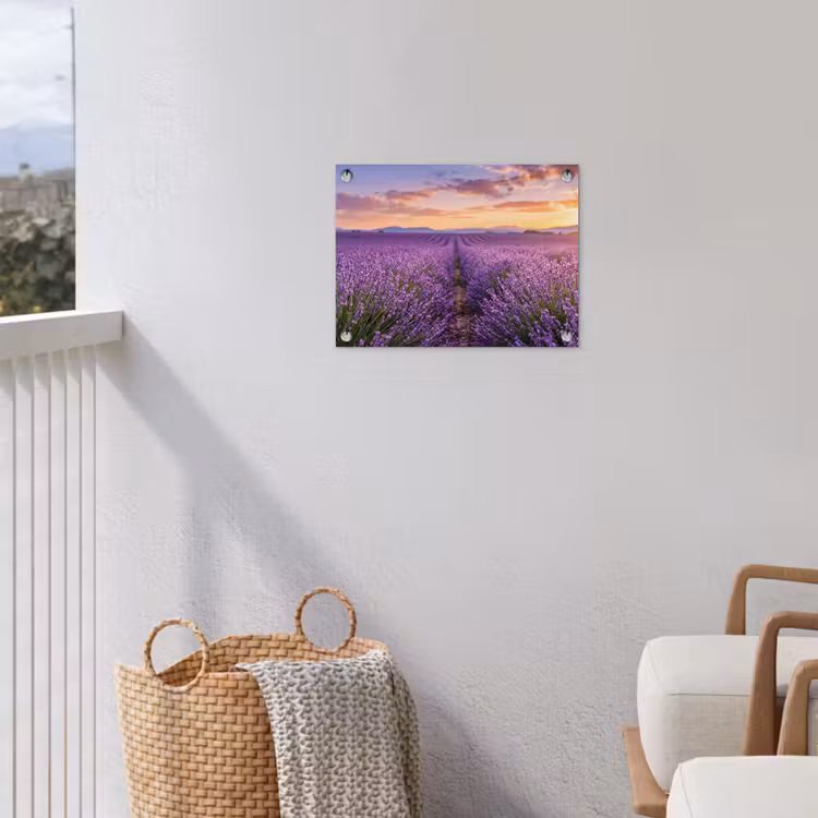 Tuinposter - Lavendel - Veld - Natuur - Paars — 3