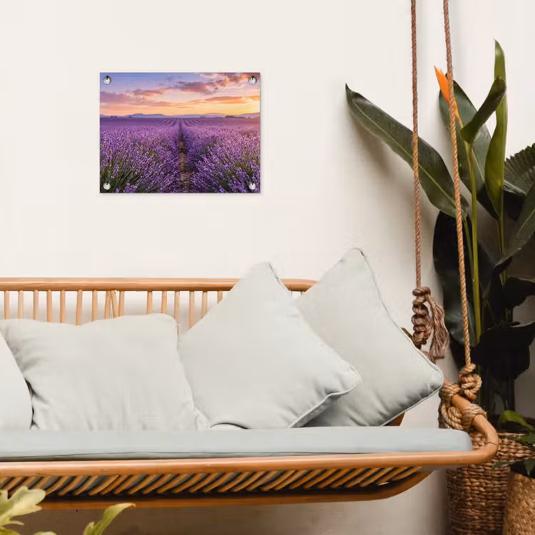 Tuinposter - Lavendel - Veld - Natuur - Paars — 5