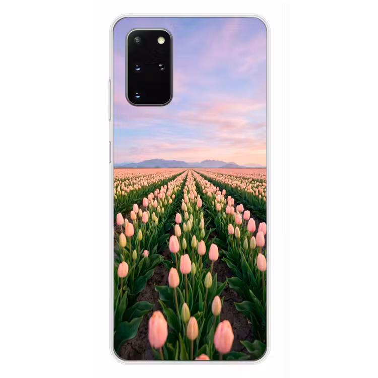 Telefoonhoesje - Tulpen - Landschap - Roze — 4