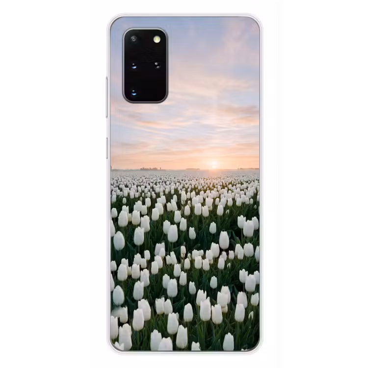 Telefoonhoesje - Tulpen - Landschap - Wit — 4